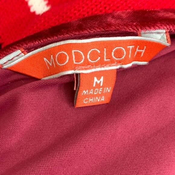 Modcloth Splendorous Spree Velvet Dress in Wine - Picture 13 of 16